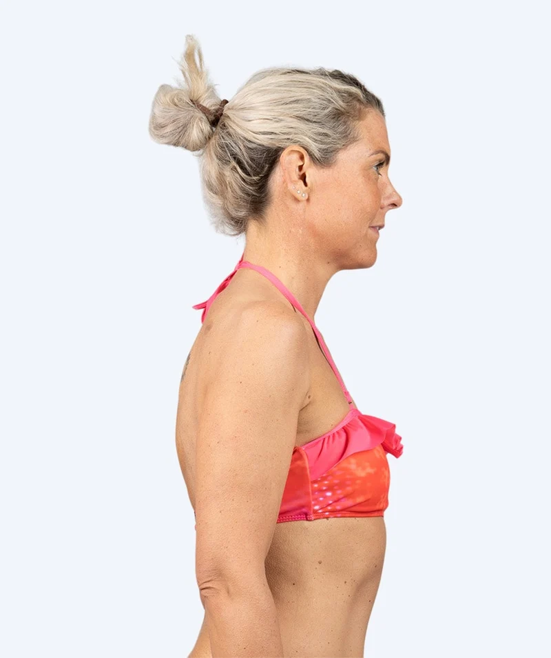 Watery Meerjungfrau Bikini Top für Damen - Orange Twist