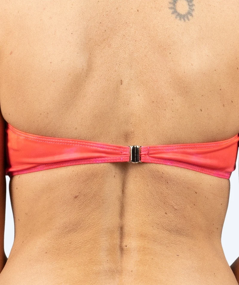 Watery Meerjungfrau Bikini Top für Damen - Orange Twist