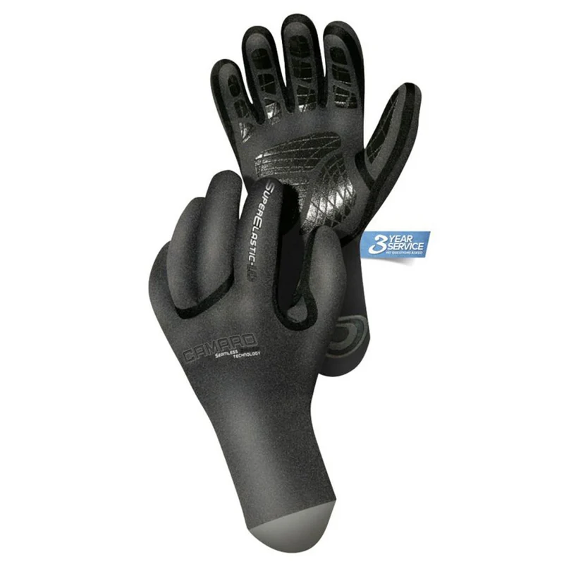 Camaro Seamless Gloves 1mm schwarz