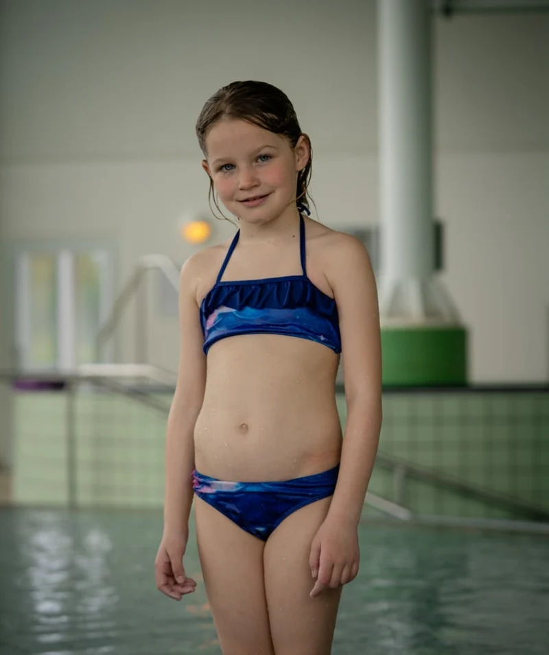 Watery Meerjungfrau Bikini Top für Mädchen - Milky Way