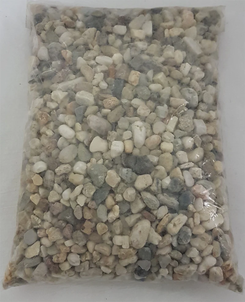 Aquarium Natur-Kies bis 22mm Natur-Bunt 3kg