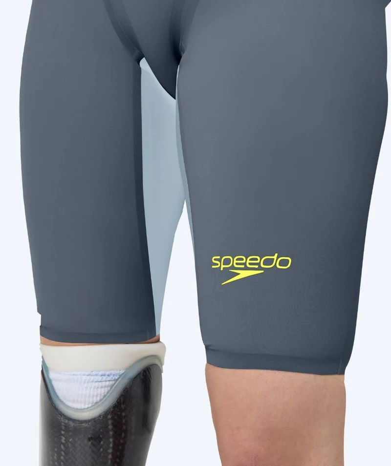 Speedo Wettkampf Badeanzug für Damen - LZR Pure Valor 2.0 - Grau/Gelb