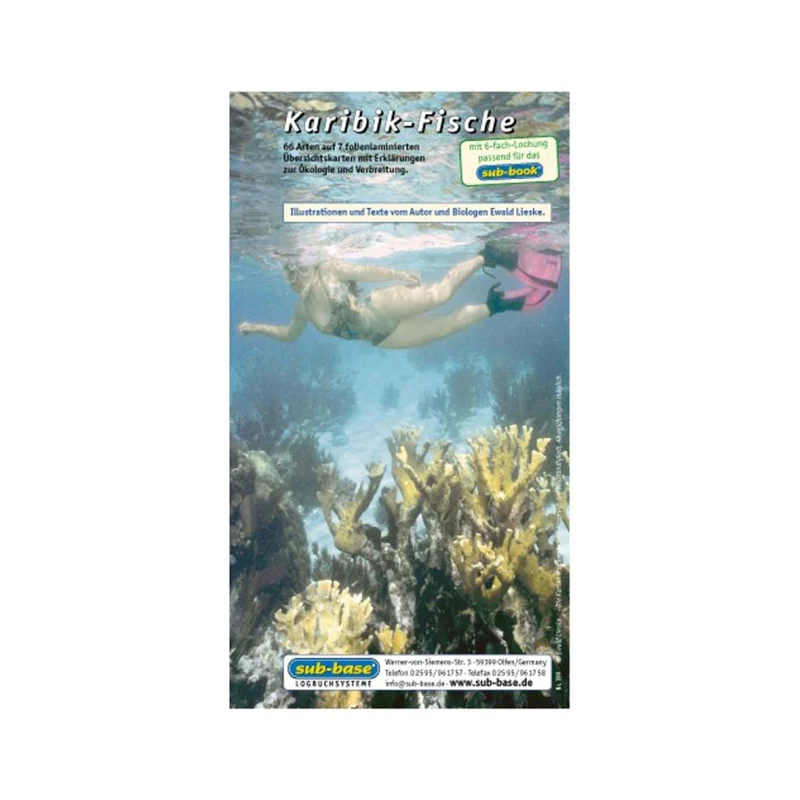Subbase Fischfaltblatt fürs Logbuch Karibik 4 Seiten