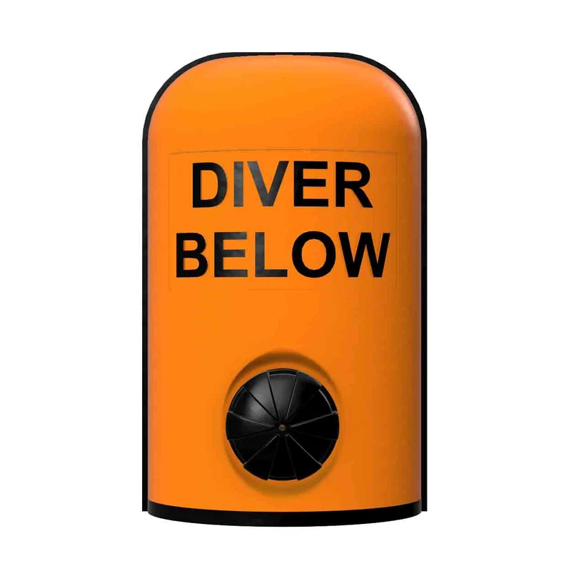 Waterloverz Scuba Abdeckung für Anhängekupplung - Boje Orange