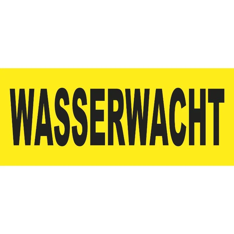 Westenbeschriftung für Palm Rescue Universal - gelb-schwarz