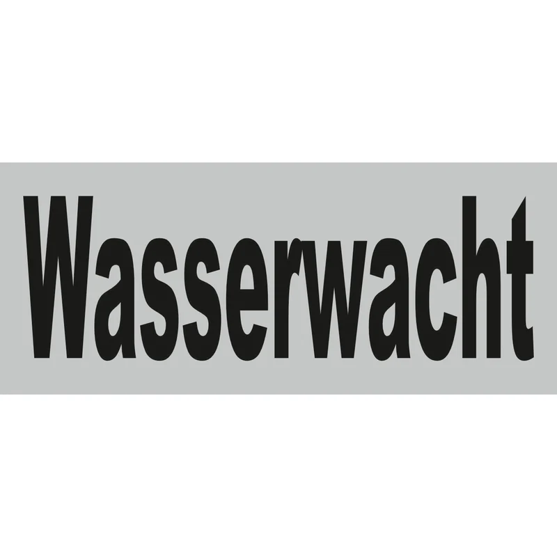 Westenbeschriftung für Palm Rescue Universal - silber-schwarz