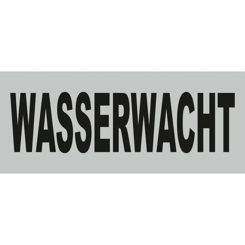 Westenbeschriftung für Palm Rescue Universal - silber-schwarz