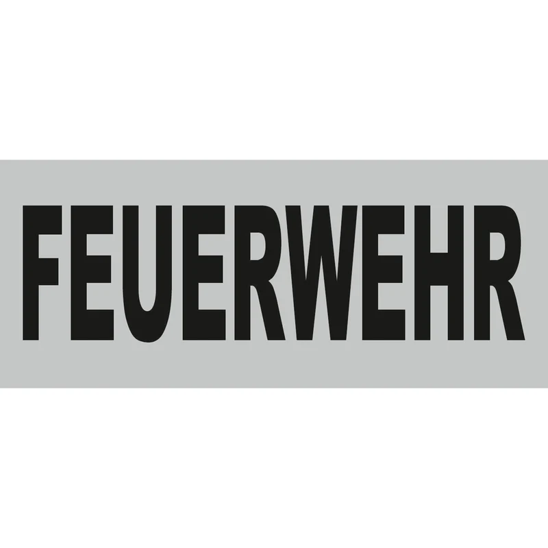 Westenbeschriftung für Palm Rescue Universal - silber-schwarz