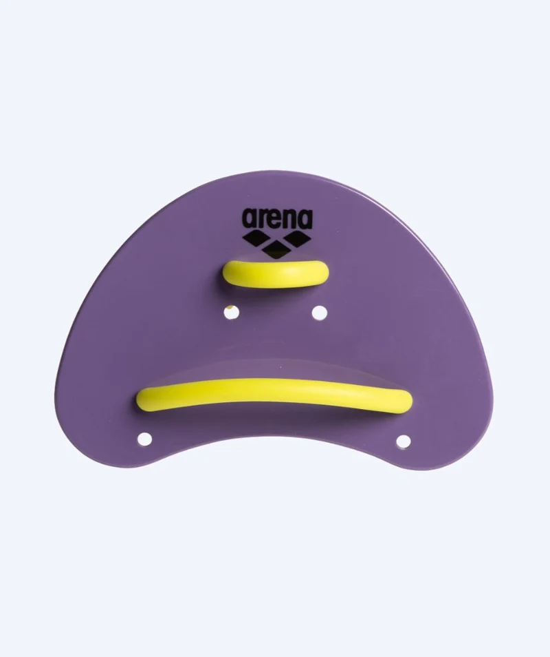 Arena Finger Paddles - Elite - Lila/Gelb
