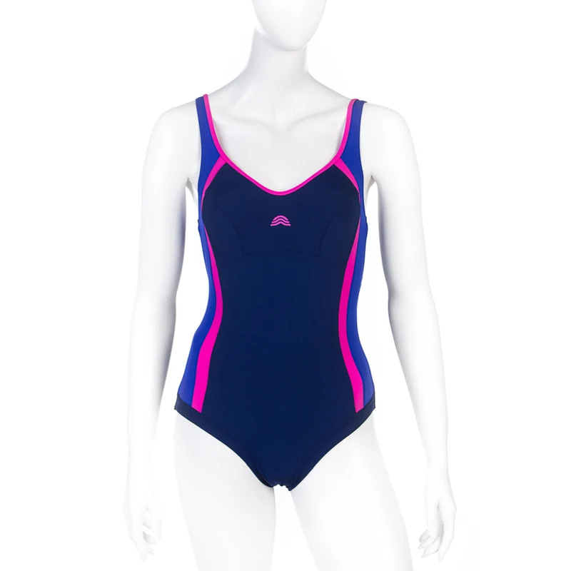 Aquarapid Womens Aley Body Shape Swimsuit - Blue Multi