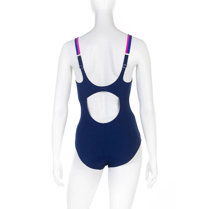 Aquarapid Womens Aley Body Shape Swimsuit - Blue Multi