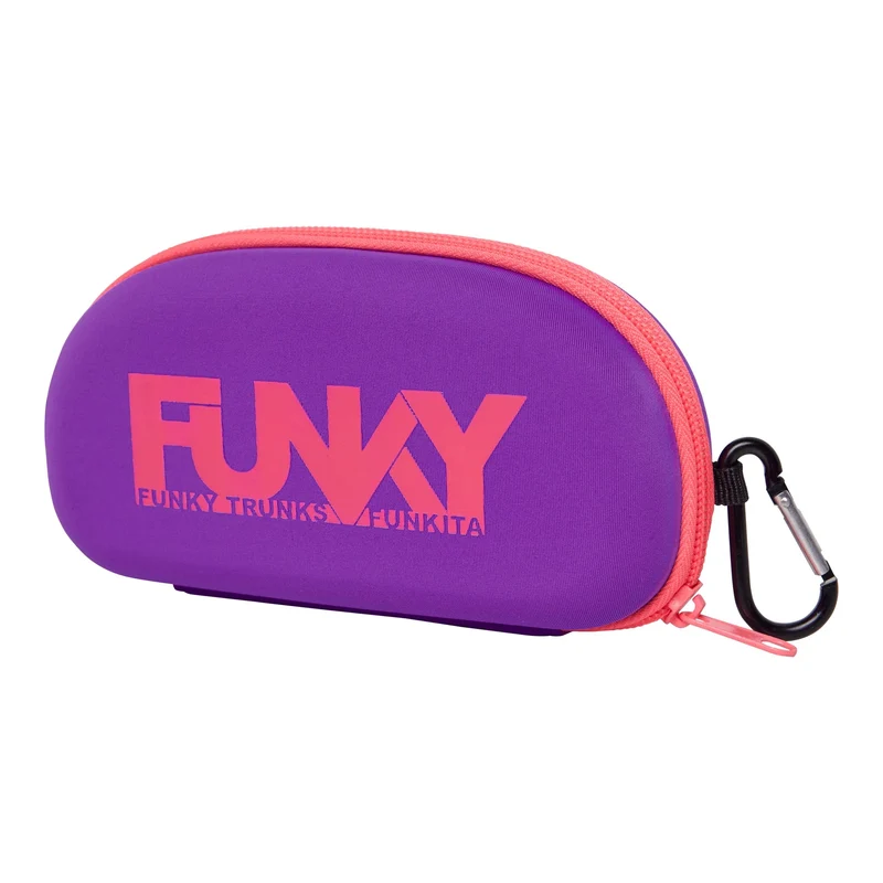 Funky Case Closed Goggle Case - Purple Punch