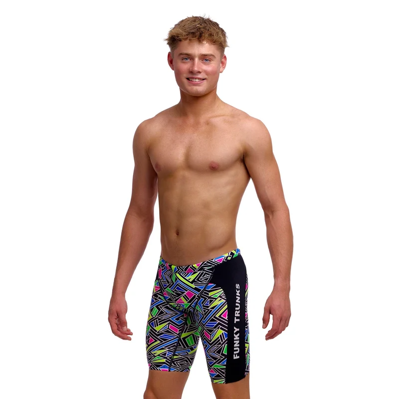 Funky Trunks Bits Of Peace Boy's Training Jammers