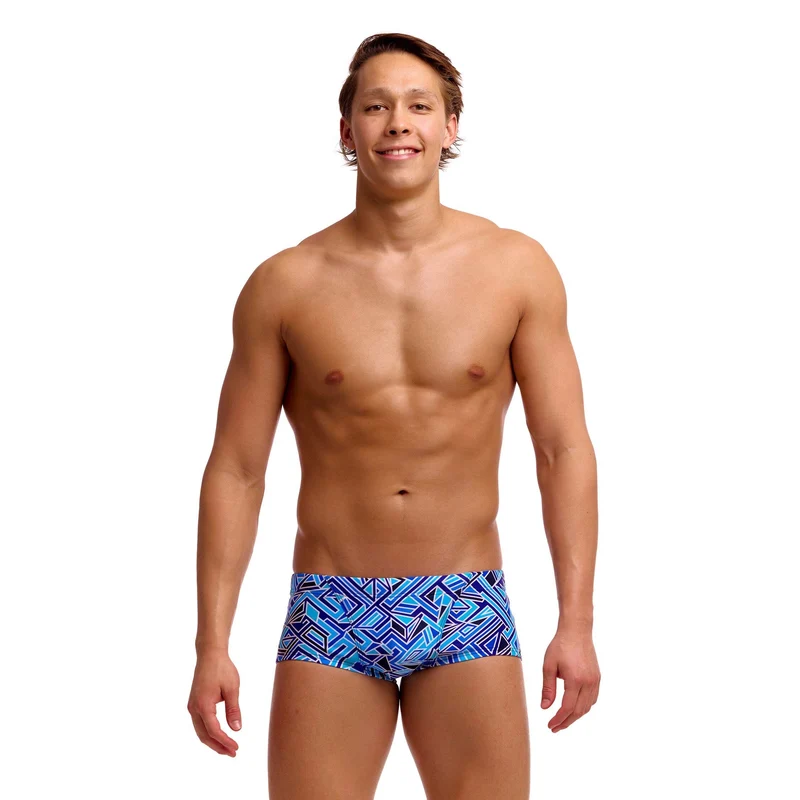 Funky Trunks Blue Bits Men's Classic Trunks