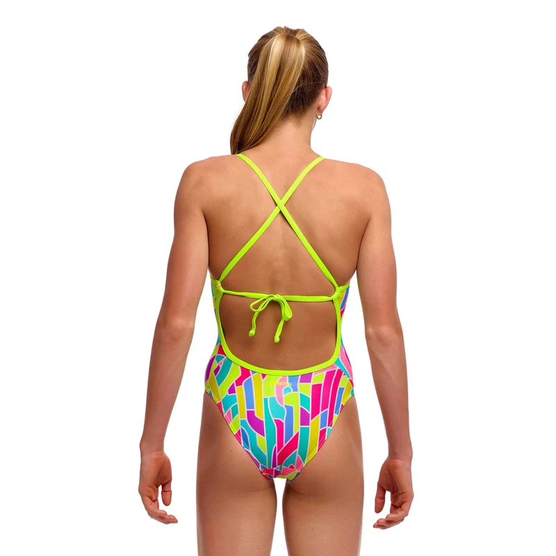 Funkita Candy Cracks Tie Me Tight Girl's Swimsuit