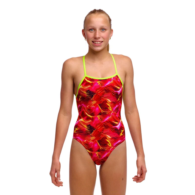 Funkita Saucy Sonar Strapped In Girl's Swimsuit