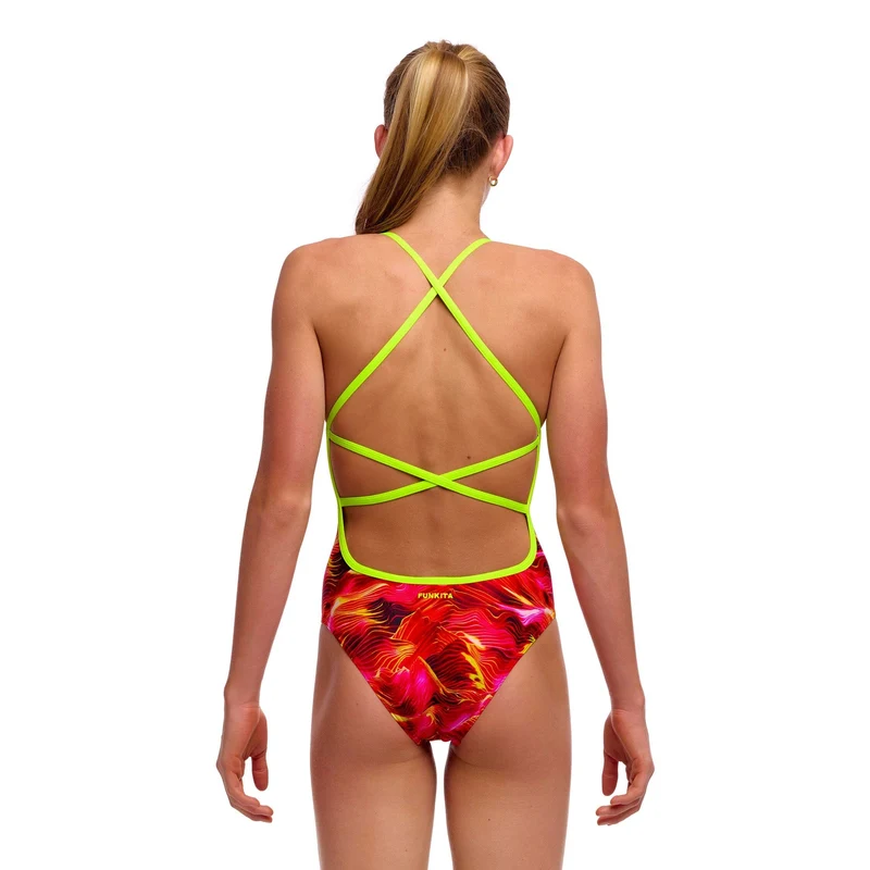 Funkita Saucy Sonar Strapped In Girl's Swimsuit