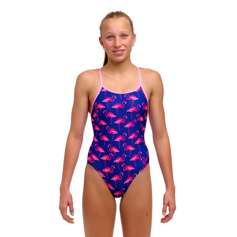 Funkita Flocked Up Diamond Back Girl's Swimsuit