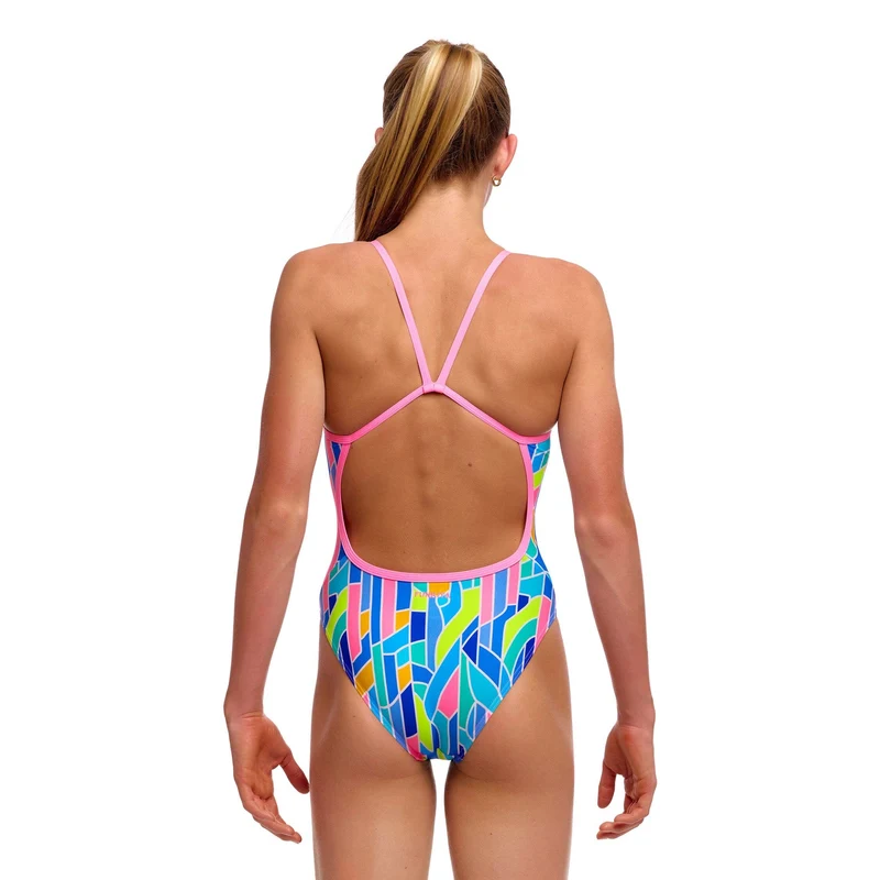 Funkita Pillared Single Strap Girls Swimsuit