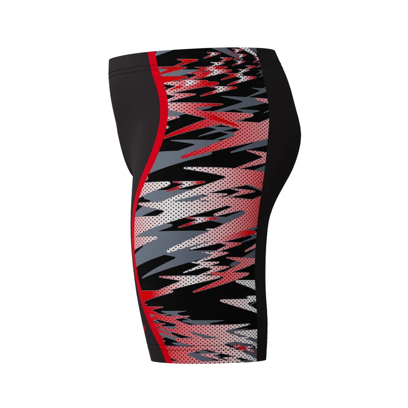 Speedo Hyperboom Splice Boy's Jammer - Black/Red
