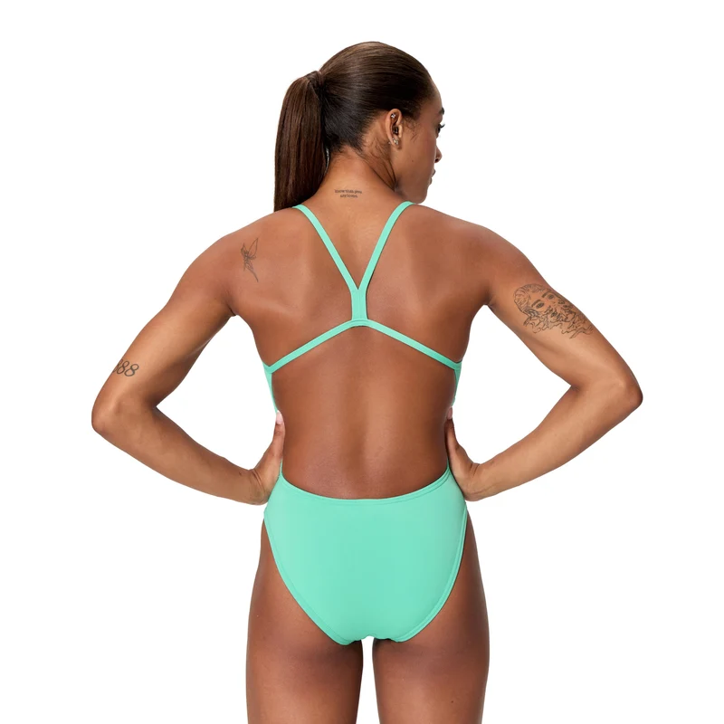 Speedo Women's Club Training V-Back 2.0 Swimsuit - Turquoise
