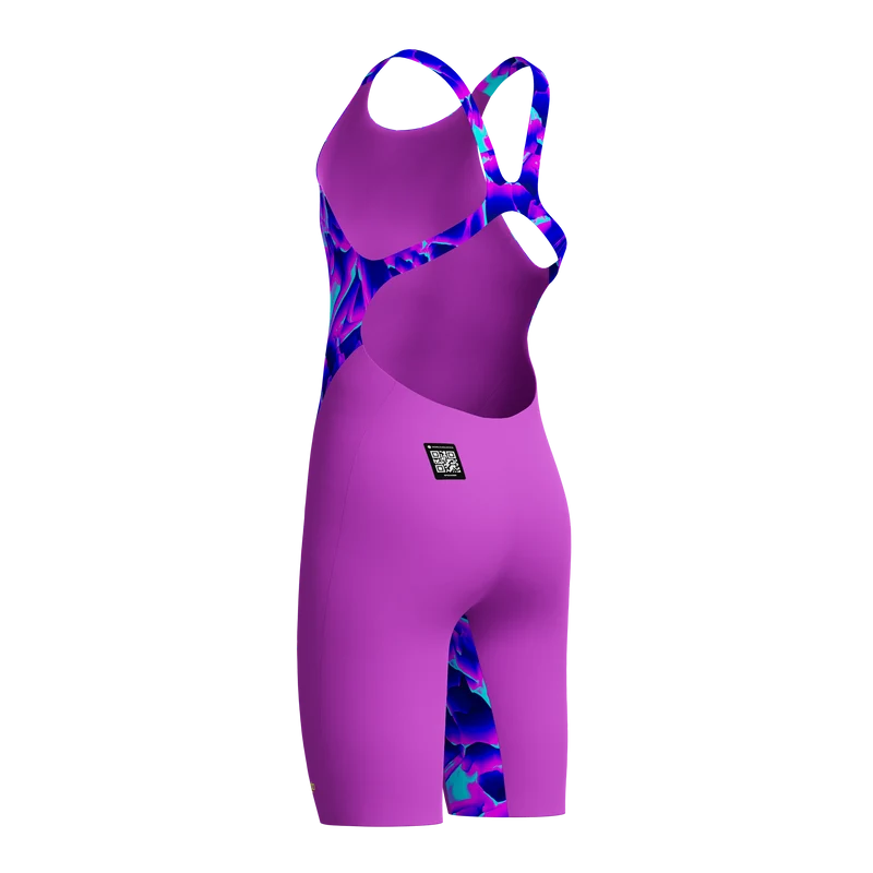 Speedo Endurance+ Max Junior Girls Kneeskin - Purple/Pink