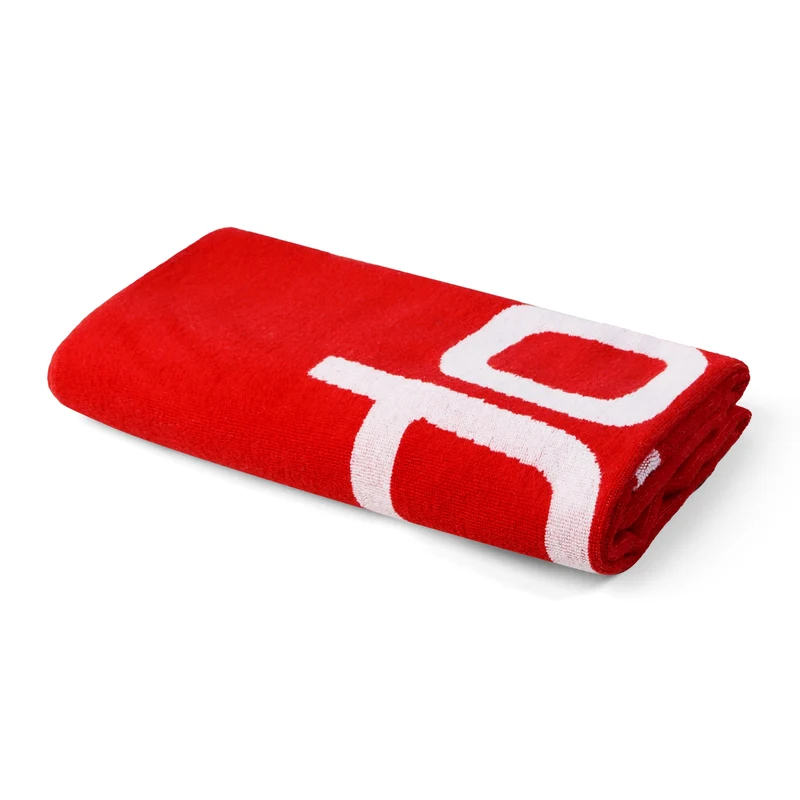 Speedo Logo Towel - Red/White