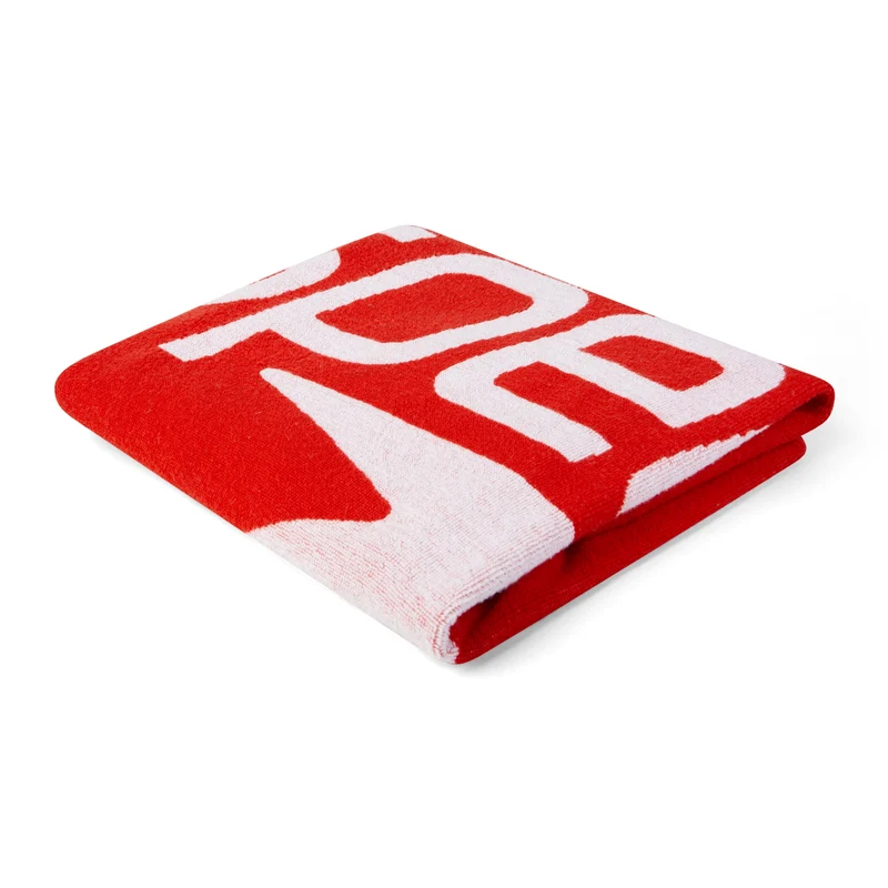 Speedo Logo Towel - Red/White