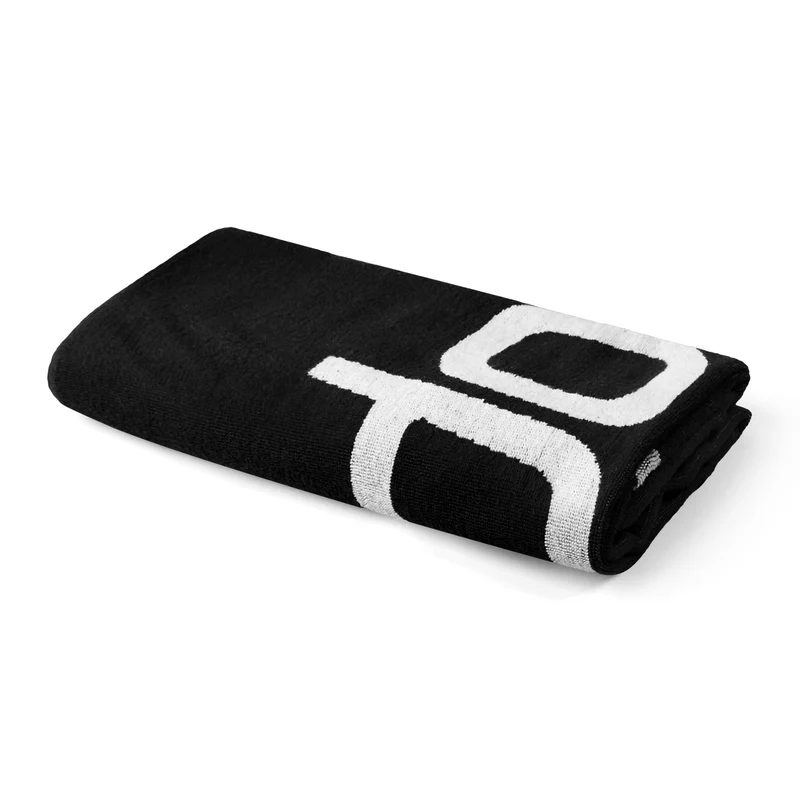 Speedo Logo Towel - Black/White
