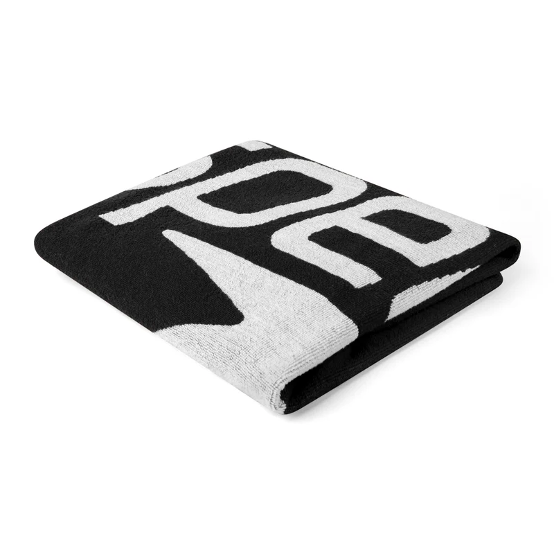 Speedo Logo Towel - Black/White