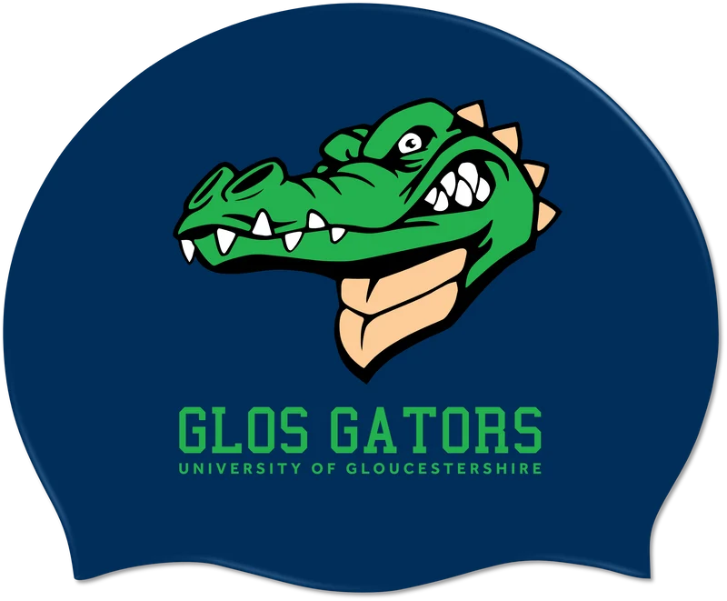 Gloucester Gators Silicone Swimming Cap - Navy
