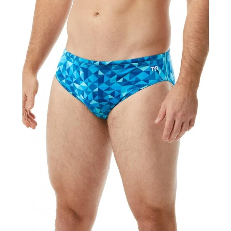 TYR Optic Allover Racer Men's Briefs
