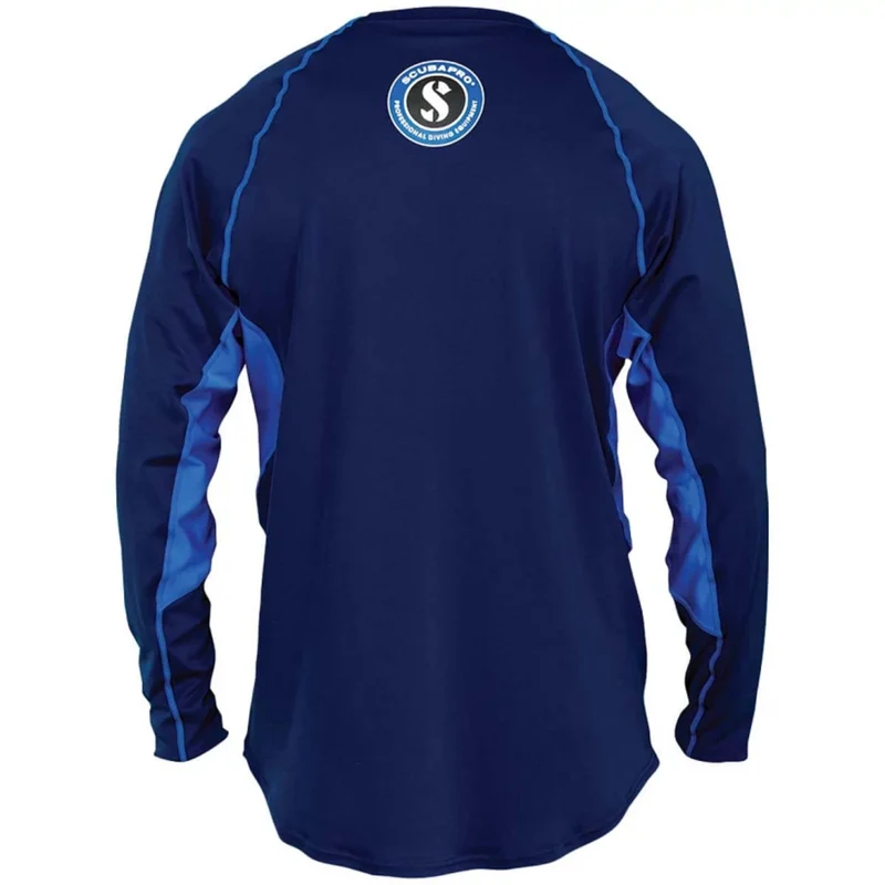AEGEAN C-FLOW Rashguard blau langarm