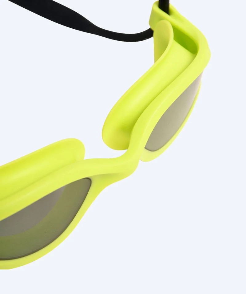 Arena Schwimmbrille für Freizeitschwimmer - 365 - Gelb (Smoke Scheiben)
