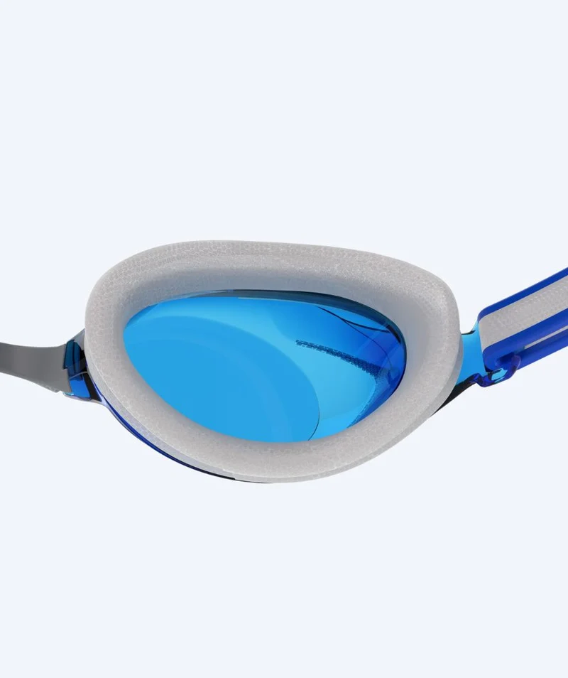 Speedo Wettkampf Schwimmbrille für Kinder (6-14) - Vanquisher 3.0 - Grau/Blau