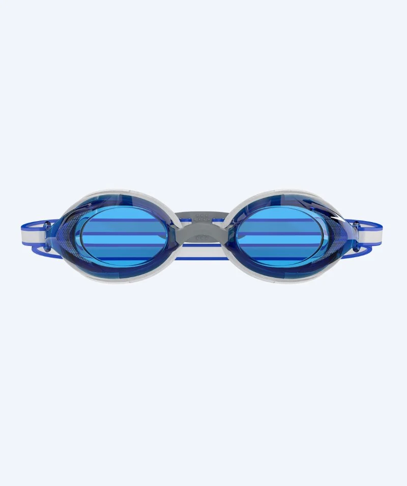 Speedo Wettkampf Schwimmbrille für Kinder (6-14) - Vanquisher 3.0 - Grau/Blau