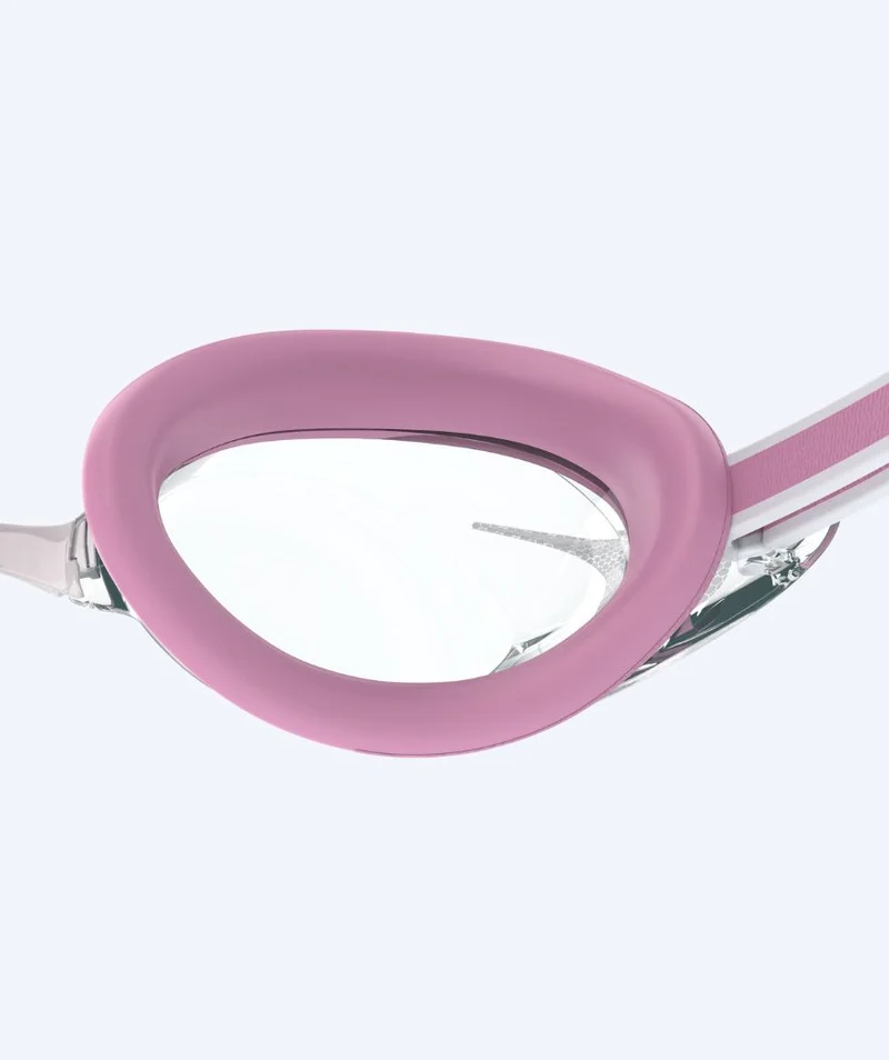 Speedo Elite Schwimmbrillen für Damen - Vanquisher 3.0 - Hellrosa/Klar