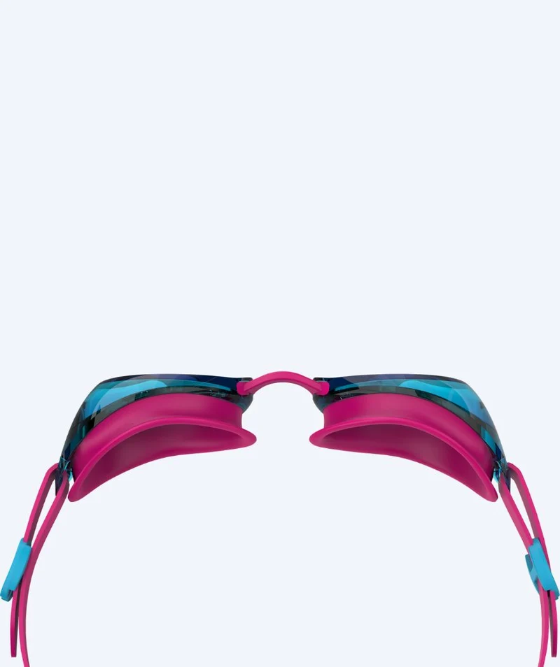 Speedo Schwimmbrille für Kinder (6-14) - Jet 2.0 - Hellrosa/Blau
