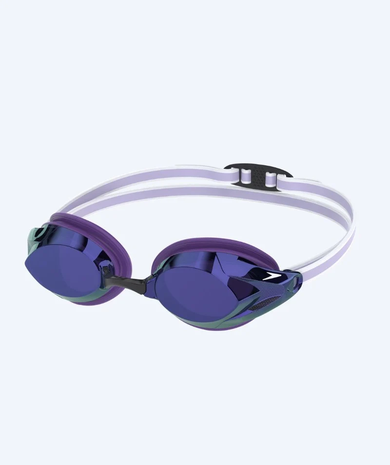 Speedo Elite Schwimmbrillen für Damen - Vanquisher 3.0 Mirrored - Lila