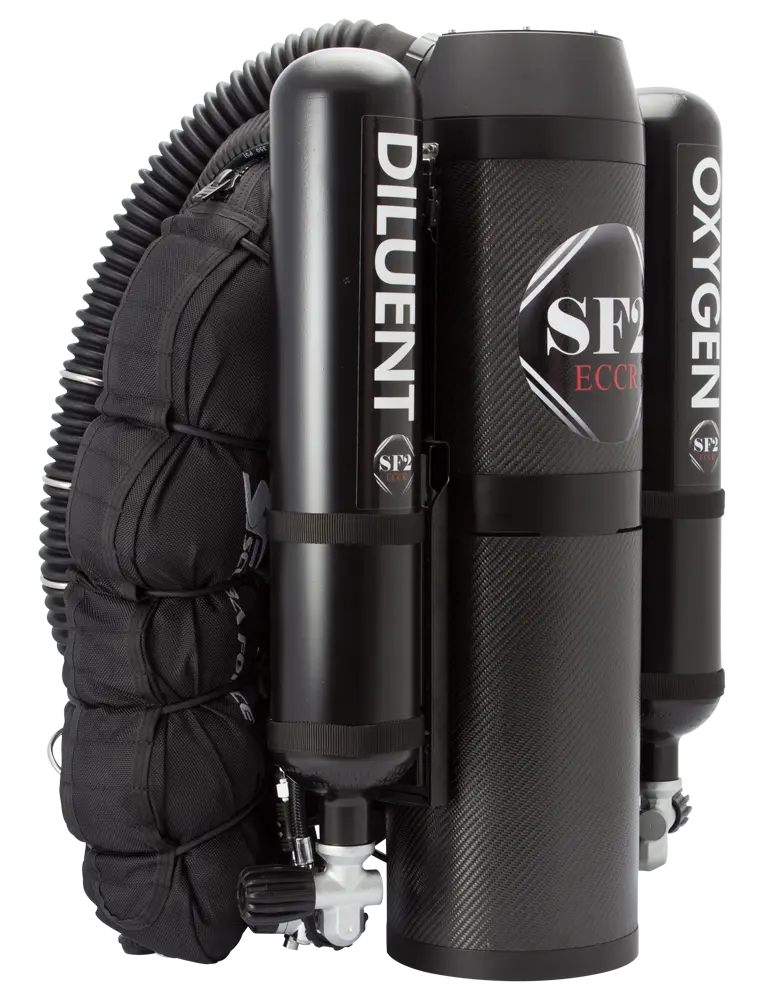 SF2 ECCR Rebreather READY TO DIVE incl. SF HUD