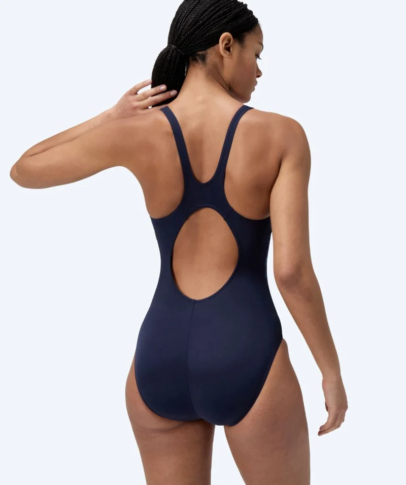 Speedo Badeanzug für Damen - Hyperboom Placement Muscleback - Dunkelblau/Hellblau