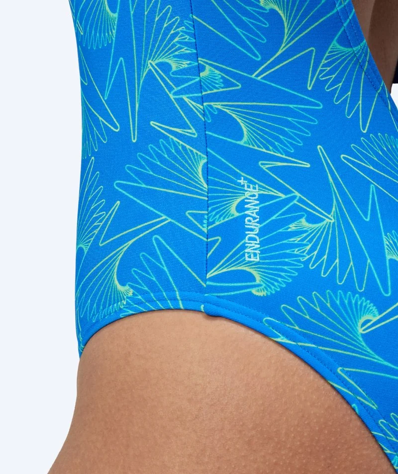 Speedo Badeanzug für Damen - Hyperboom Allover Medalist - Blau/Grün