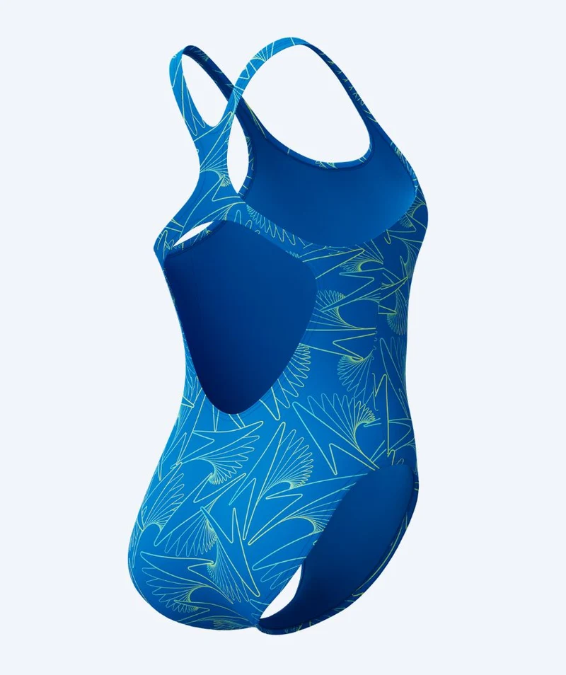 Speedo Badeanzug für Damen - Hyperboom Allover Medalist - Blau/Grün