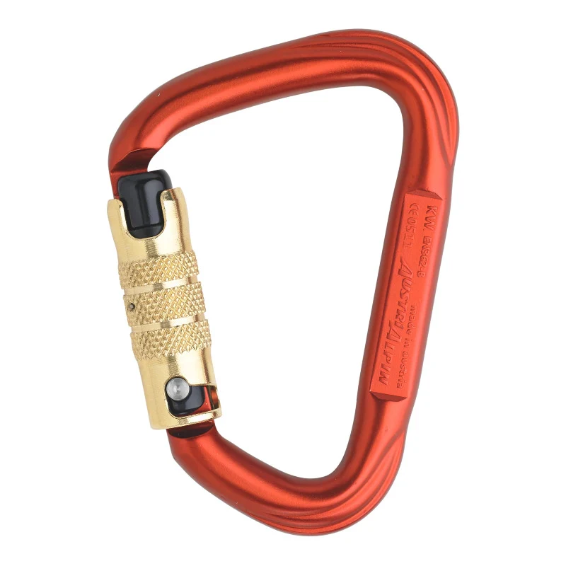 AustriAlpin 2800 EVO Alu Karabiner - Trilock - rot