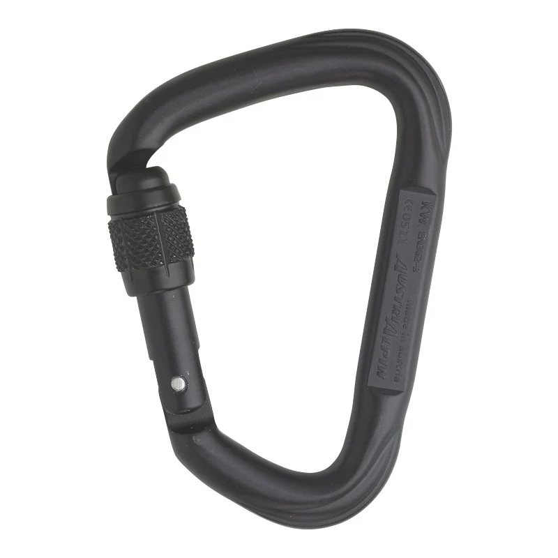 AustriAlpin 2800 EVO Alu-Karabiner - Screw - schwarz