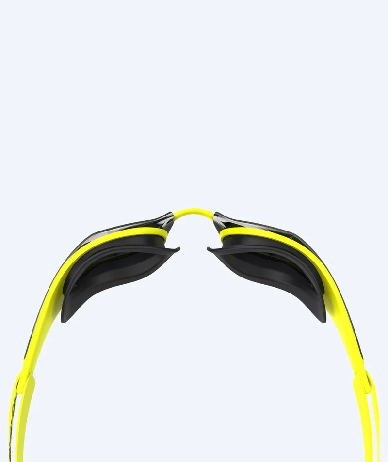 Speedo Elite Schwimmbrillen - Fastskin Pure Focus Mirror - Gelb/Schwarz