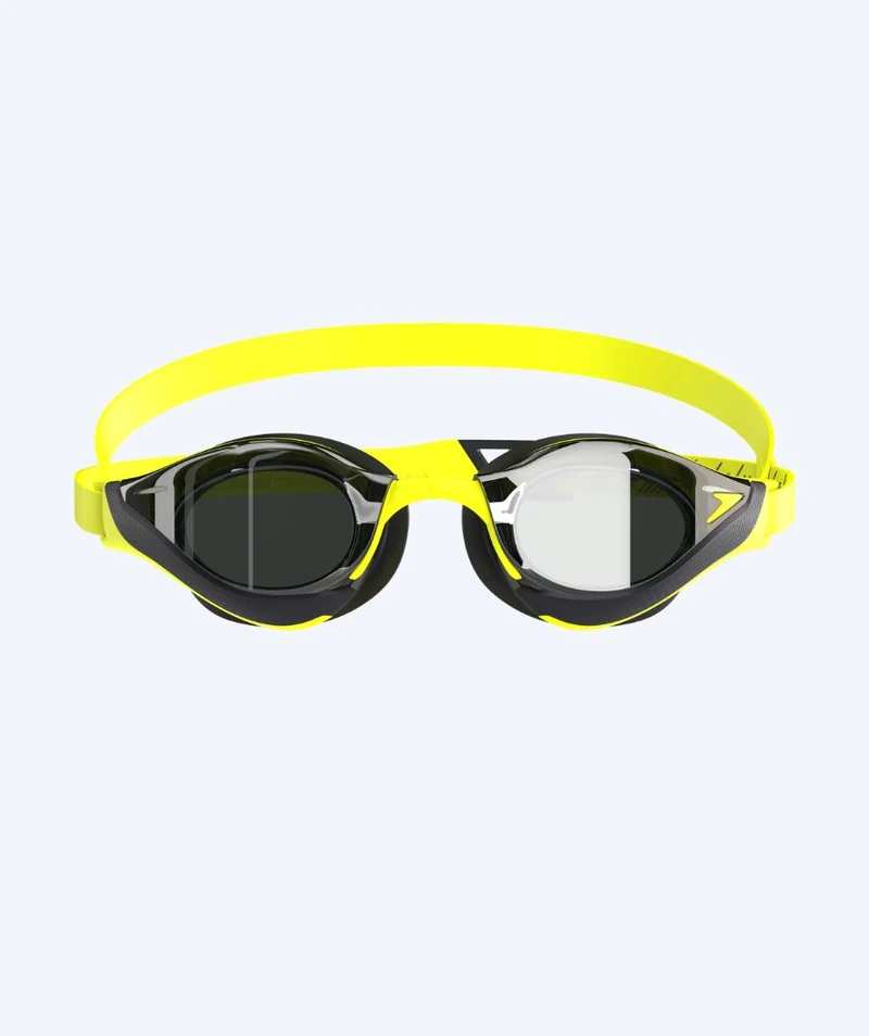 Speedo Elite Schwimmbrillen - Fastskin Pure Focus Mirror - Gelb/Schwarz
