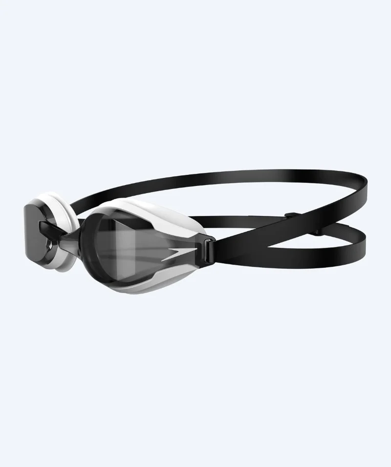 Speedo Elite Schwimmbrillen - Fastskin Speedsocket 2 - Weiß/Schwarz (Smoke Scheiben)