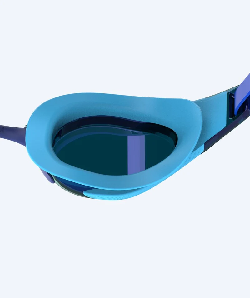 Speedo Wettkampf Schwimmbrille für Kinder (6-14) - Fastskin Hyper Elite Mirror - Blau