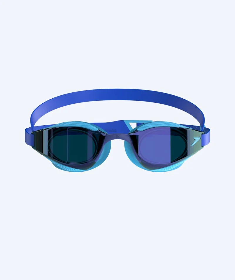 Speedo Wettkampf Schwimmbrille für Kinder (6-14) - Fastskin Hyper Elite Mirror - Blau